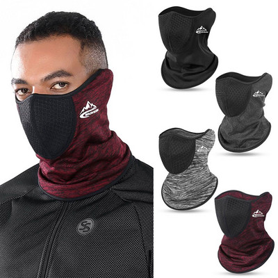 Winter Motorcycle Face Mask Ear Protection Neck Gaiter Warm Scarf Outdoor Sports Windproof Balaclava Cycling Running Face Mask