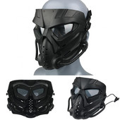 Airsoft levehető védőszemüveg páramentesítő ventilátorral Tactical paintball védő teljes arcra lövöldözős CS szemüveg s