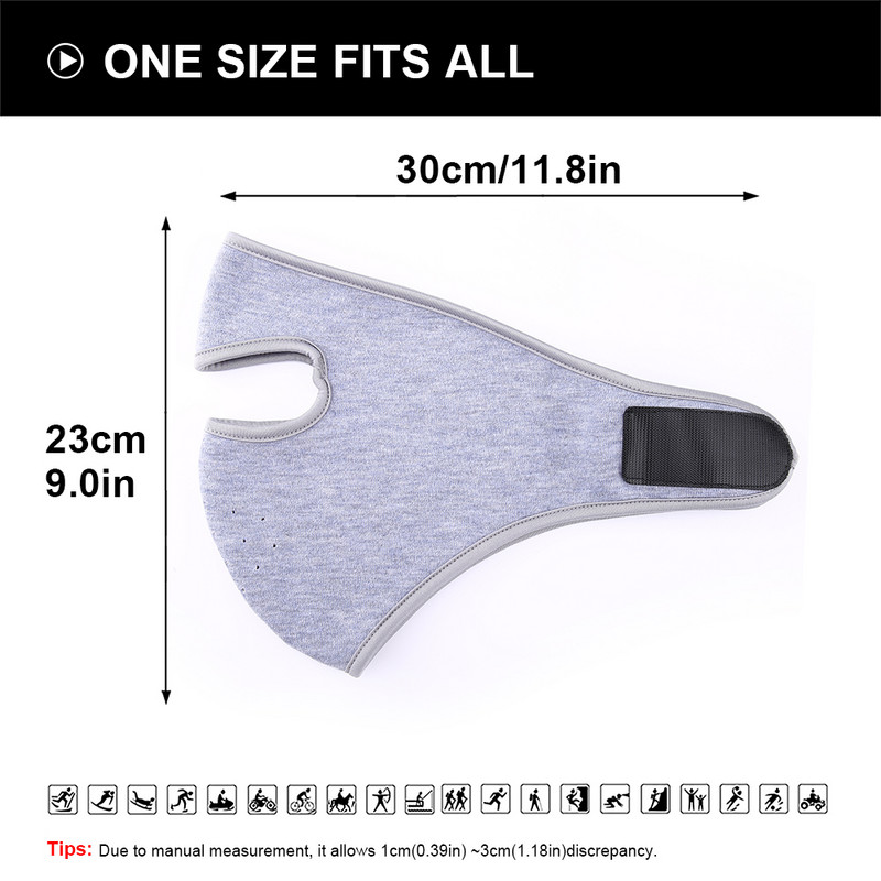 Női Téli Polár Bandana Teljes arcmaszk Melegítő Vastag Sál Snowboard Síelés Túrázás Kerékpározás Szabadtéri Sportok Szélálló sapka Férfi