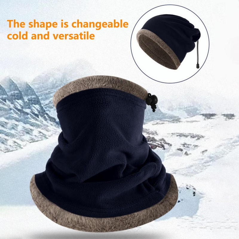 Pehme polaarfliisist kaelasoojendaja Sall Kalapüük Uisutamine Jooksmine Sport Sall Näomask Matkamüts Soe Rattapeakate