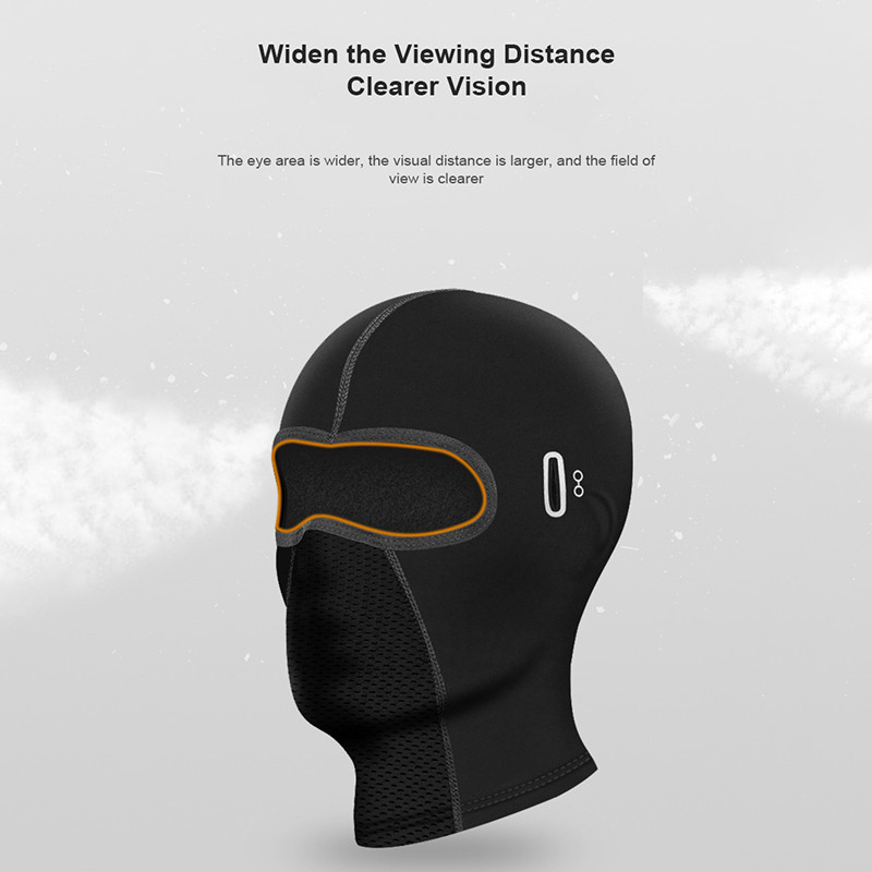 Glugă caldă de iarnă Mască de călărie pentru motocicletă pentru bărbați Cască integrală de schi Cască de protecție pentru față cu orificiu pentru ochelari