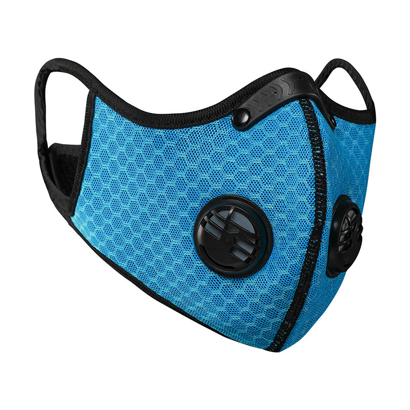 Rattasõidu näomask Aktiveeritud süsiniku kahe filtriga suusatreening Jooksmine õues Tuulekindel Tolmukindel tolmuvastane Jalgrattatarvikud