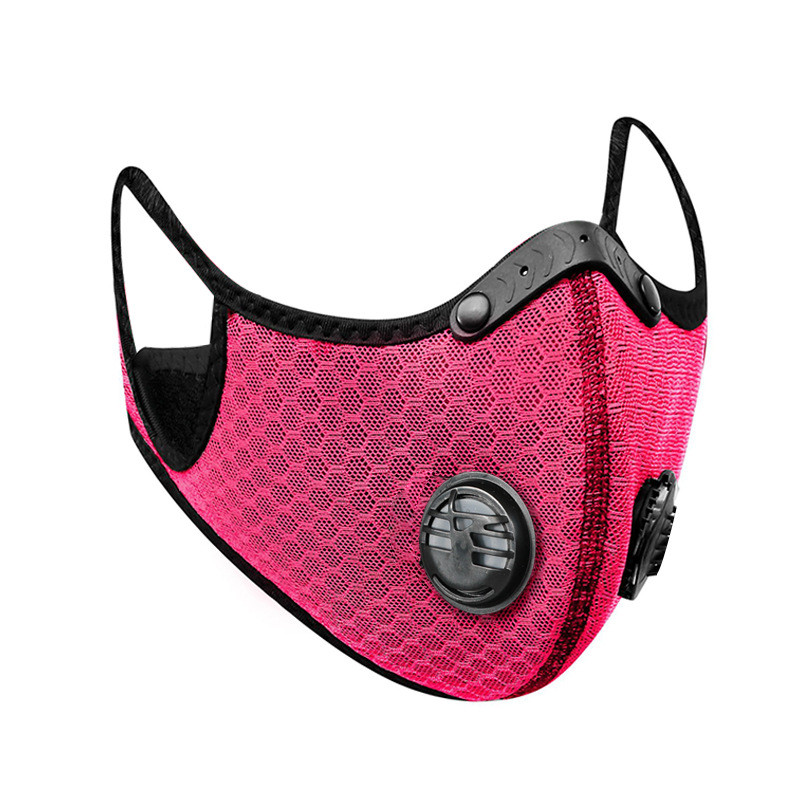 Rattasõidu näomask Aktiveeritud süsiniku kahe filtriga suusatreening Jooksmine õues Tuulekindel Tolmukindel tolmuvastane Jalgrattatarvikud