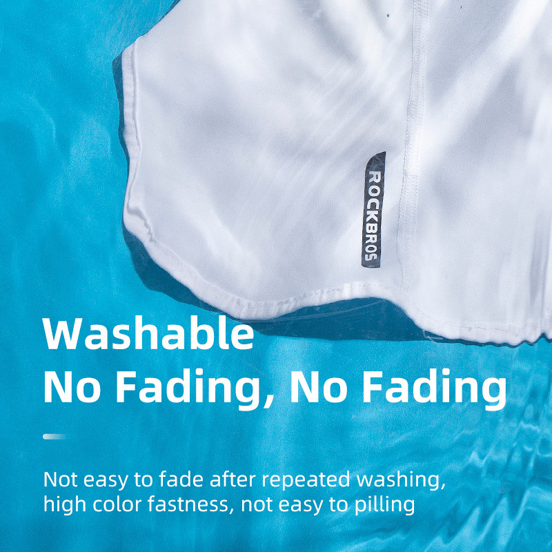 ROCKBROS rattamask suvine jääsiidist päikesekaitse kogu näonahale naistele meeste UV-vastane kattekork välispordi jaoks, Bandana hingav mask