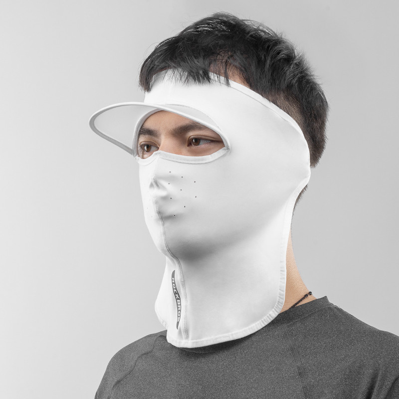 ROCKBROS rattamask suvine jääsiidist päikesekaitse kogu näonahale naistele meeste UV-vastane kattekork välispordi jaoks, Bandana hingav mask