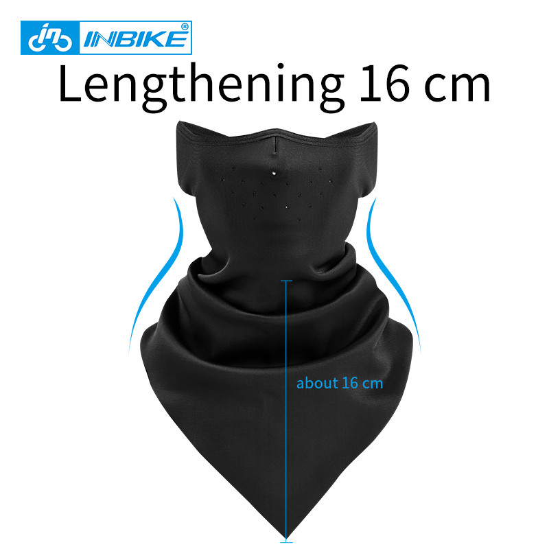 INBIKE Велосипедна маска за лице Зимна ветроустойчива поларена спортна маска за ски бягане Шал за врата Балаклава Мъжка дишаща велосипедна маска LF7291