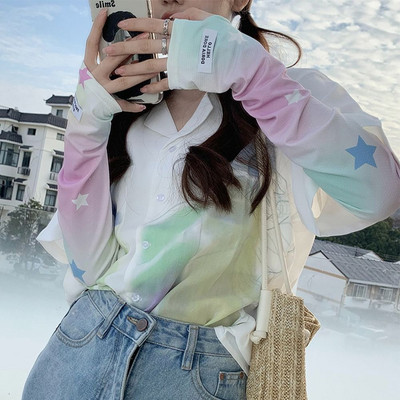 Jégkaros ujjú, bő női hosszú ujj nélküli, puha fényvédő vezetés kerékpáros kesztyűk légáteresztő hideg ujjú futósportruházat