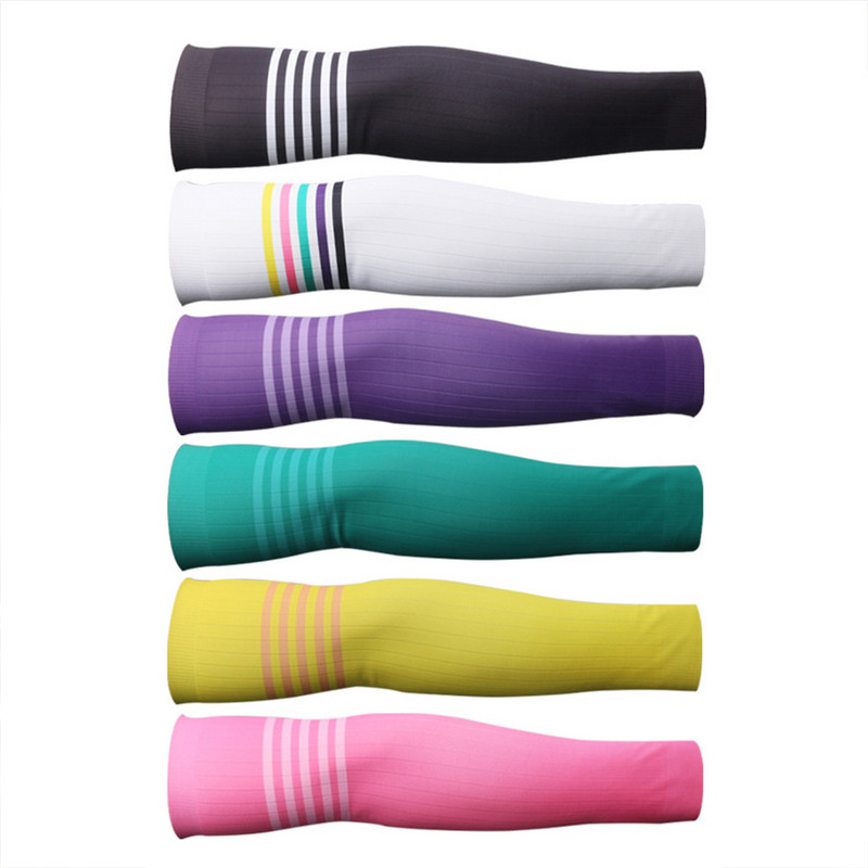 Vară, bărbați, femei, mâneci de ciclism, încălzitoare de brațe, protecție UV, anti-alunecare, respirabile, mâneci de compresie pentru alergare