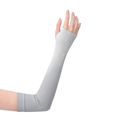 Mâneci de protecție unisex pentru braț Încălzitor cu protecție UV pentru soare Mâneci pentru braț din mătase de gheață pentru răcire pentru braț Golf Ciclism Alergare Pescuit Mâneci pentru braț