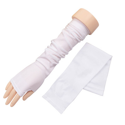 Mâneci de protecție unisex pentru braț Încălzitor cu protecție UV pentru soare Mâneci pentru braț din mătase de gheață pentru răcire pentru braț Golf Ciclism Alergare Pescuit Mâneci pentru braț