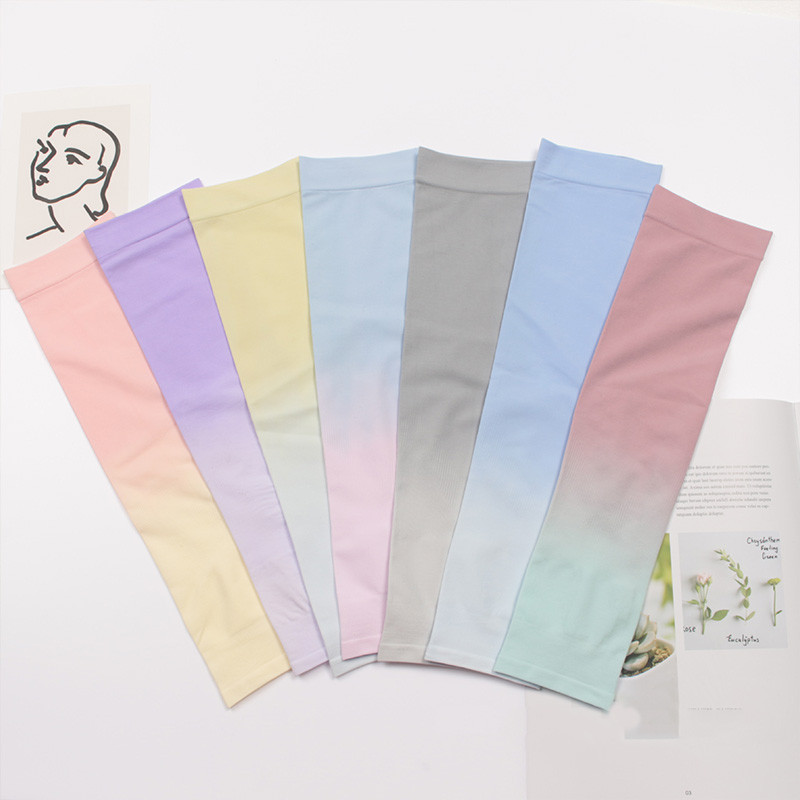 Mâneci de protecție unisex pentru braț Încălzitor cu protecție UV pentru soare Mâneci pentru braț din mătase de gheață pentru răcire pentru braț Golf Ciclism Alergare Pescuit Mâneci pentru braț