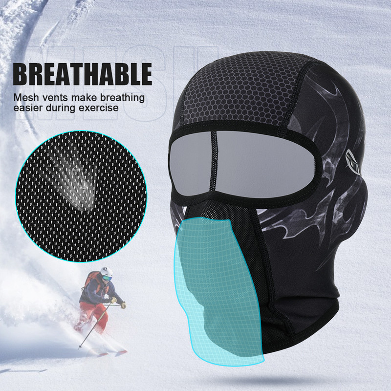 Téli gyapjú taktikai balaclava teljes arcmaszk futás síelés kerékpározás vadászat túrázás sál motoros sisak bélés sapka férfi női