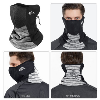 Χειμερινή ζεστή ποδηλασία μάσκα μισού προσώπου Αναπνεύσιμο κάλυμμα αυτιού Κασκόλ Αθλητισμός φίλτρο μάσκα με προστασία από τη σκόνη για ψάρεμα σκι σε Snowboard