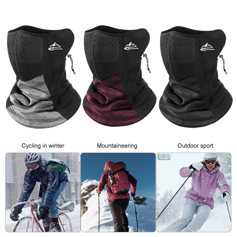 Talvine soe jalgrattasõidu poolmask hingav kõrvakaitse sall Sport tolmukindel filtermask lumelaua suusatamiseks ja kalapüügiks