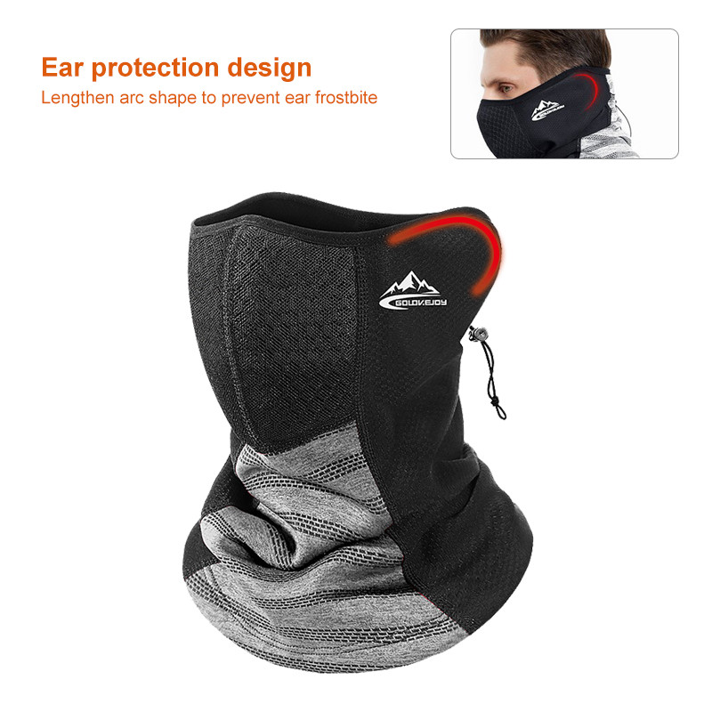 Talvine soe jalgrattasõidu poolmask hingav kõrvakaitse sall Sport tolmukindel filtermask lumelaua suusatamiseks ja kalapüügiks