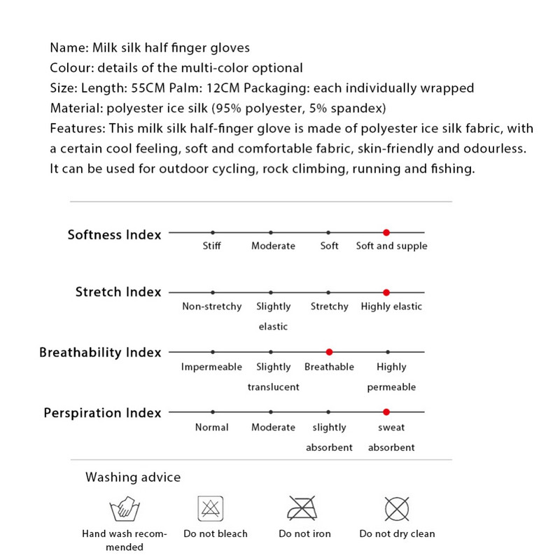 Navlaka za ruke za penjanje Zaštita od UV zraka od sunca Ice Cool Sportski rukavi za ruke Ribolov Biciklizam Rukavi za trčanje s manžetom s 5 prstiju