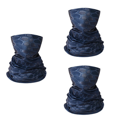 3 bucăți multifuncționale cu protecție UV eșarfă Tub pentru încălzirea gâtului Pescuit în aer liber Drumeții Ciclism Față Cap Wrap Cover Bandana Bandă pentru cap