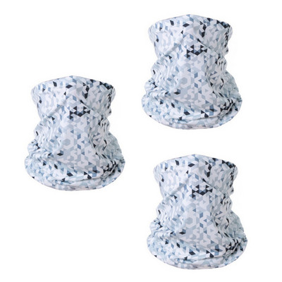 3 bucăți multifuncționale cu protecție UV eșarfă Tub pentru încălzirea gâtului Pescuit în aer liber Drumeții Ciclism Față Cap Wrap Cover Bandana Bandă pentru cap