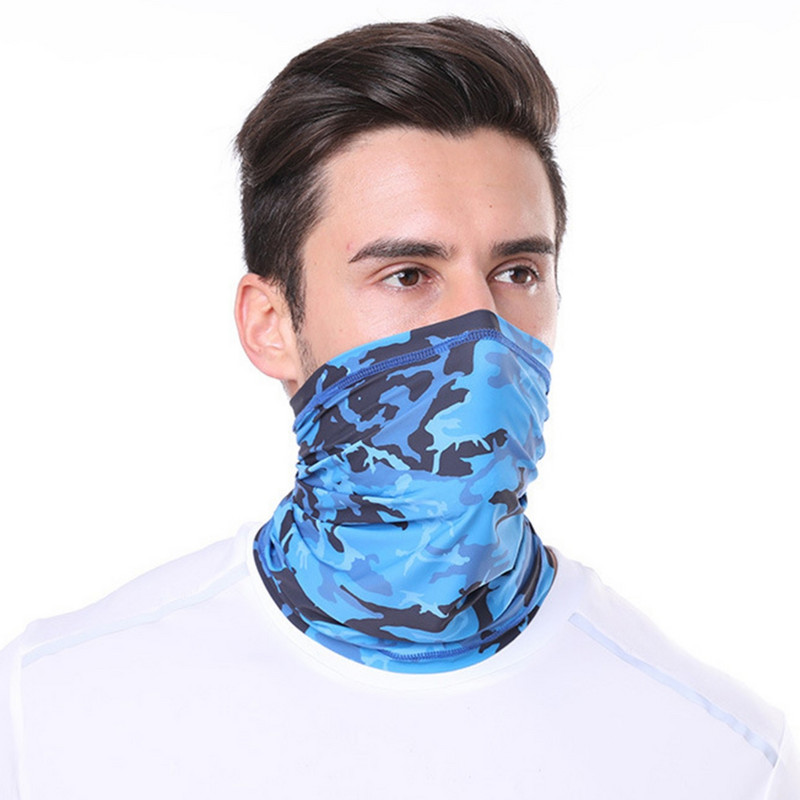 3 bucăți multifuncționale cu protecție UV eșarfă Tub pentru încălzirea gâtului Pescuit în aer liber Drumeții Ciclism Față Cap Wrap Cover Bandana Bandă pentru cap