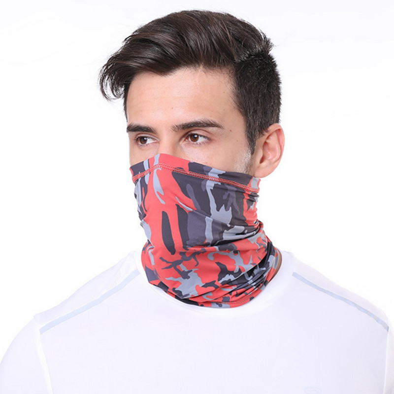 3 bucăți multifuncționale cu protecție UV eșarfă Tub pentru încălzirea gâtului Pescuit în aer liber Drumeții Ciclism Față Cap Wrap Cover Bandana Bandă pentru cap
