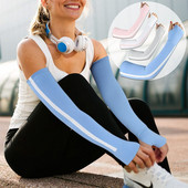 Jääkäevarrukad Päikesekaitse Hingav Käesoojendaja Välissport Ratsutamine Jooksmine Lahe siidist käevarrukas