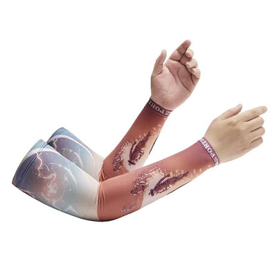 2db Unisex hűtőkar ujjak huzat női férfi sport futás UV fényvédő kesztyű kültéri horgászat kerékpáros kar ujjak