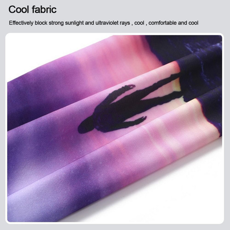 2db Unisex hűtőkar ujjak huzat női férfi sport futás UV fényvédő kesztyű kültéri horgászat kerékpáros kar ujjak