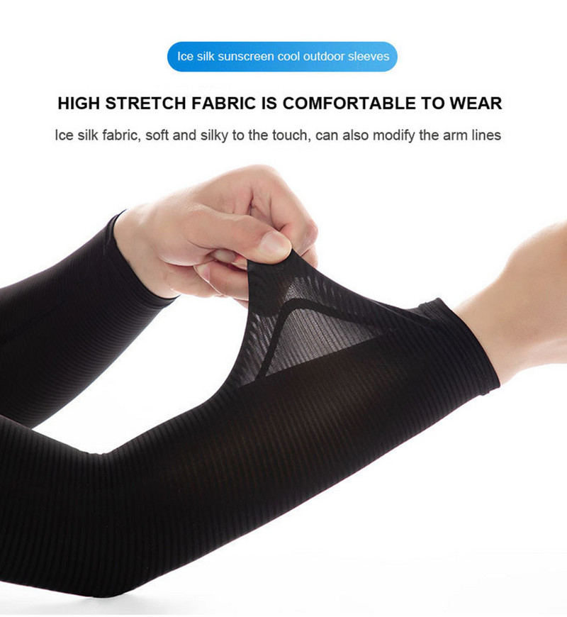 Loogdeel 1 pár nyári UV fényvédő kar hüvely horgászathoz futás kerékpározáshoz sport lovaglás hűtő kar melegítő ujjvédő