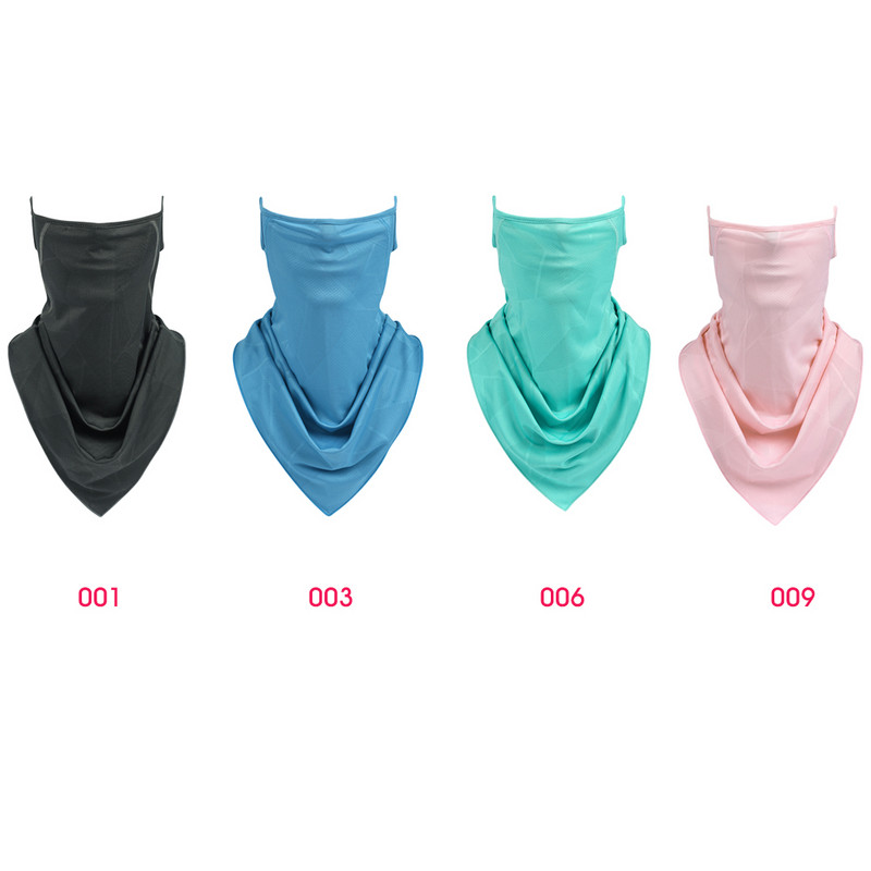 Sport UV-kaitse Quick Dry Running Peapael Maski jaoks Bandanas Jalgrattatarvikud Välisrattasõidu kolmnurk Sall Tuulekindel