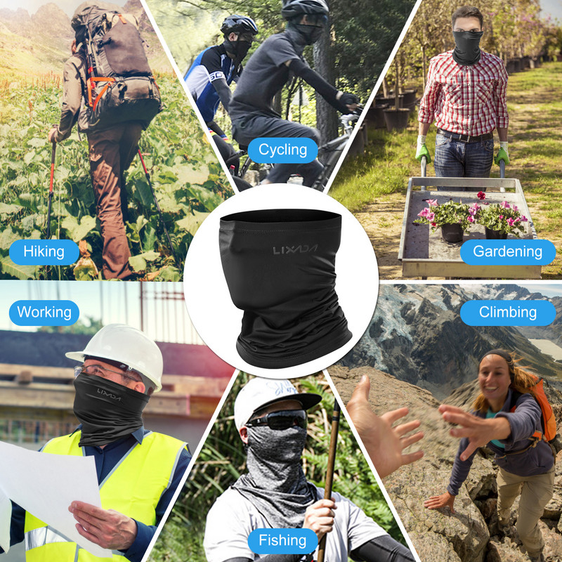 Jalgratta näomask Pestav korduvkasutatav hingav tuulekindel pool näomask päikesekaitse jalgratta näomask