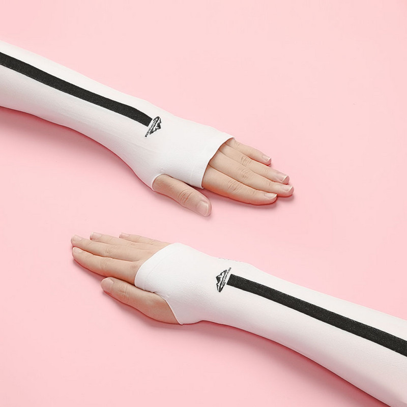 KoKossi jégszövet kar ujjak manga melegítők nyári sportok UV védelem futás kerékpározás vezetés fényvisszaverő fényvédő szalagok