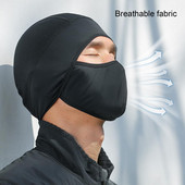 Kaitsev must värv Summer Head Face Guard Kiivri vooder Jalgrattatarvikud