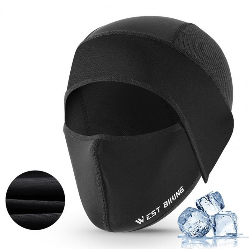 Kaitsev must värv Summer Head Face Guard Kiivri vooder Jalgrattatarvikud