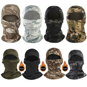 Tactical Balaclava Summer Cool Men Camouflage Full Face Mask Ski Bike Army Hunting Head Cover Cycling Face Mask Neck Gaiter