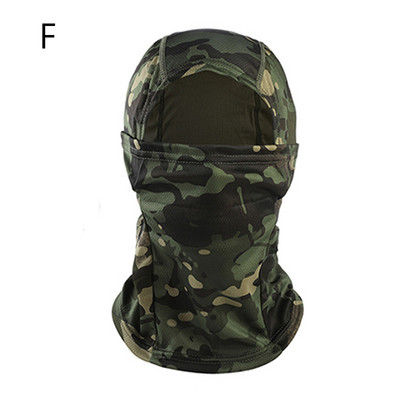 Tactical Balaclava Summer Cool Men Camouflage Full Face Mask Ski Bike Army Hunting Head Cover Cycling Face Mask Neck Gaiter