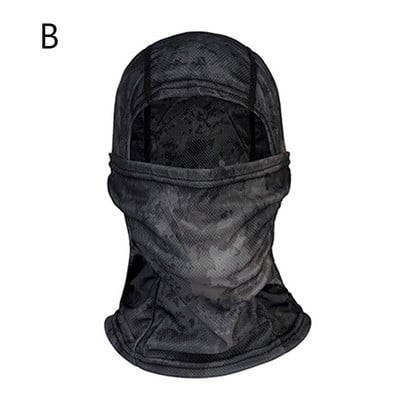 Tactical Balaclava Summer Cool Men Camouflage Full Face Mask Ski Bike Army Hunting Head Cover Cycling Face Mask Neck Gaiter