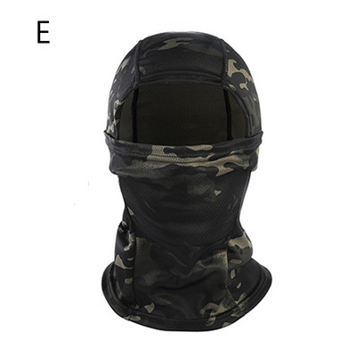 Tactical Balaclava Summer Cool Men Camouflage Full Face Mask Ski Bike Army Hunting Head Cover Cycling Face Mask Neck Gaiter