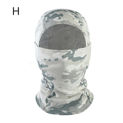 Tactical Balaclava Summer Cool Men Camouflage Full Face Mask Ski Bike Army Hunting Head Cover Cycling Face Mask Neck Gaiter