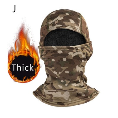 Tactical Balaclava Summer Cool Men Camouflage Full Face Mask Ski Bike Army Hunting Head Cover Cycling Face Mask Neck Gaiter