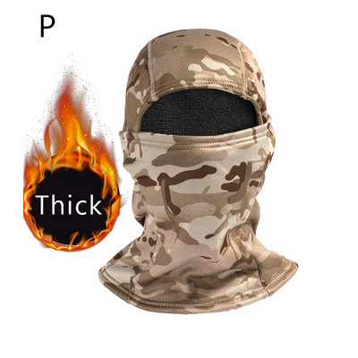 Tactical Balaclava Summer Cool Men Camouflage Full Face Mask Ski Bike Army Hunting Head Cover Cycling Face Mask Neck Gaiter