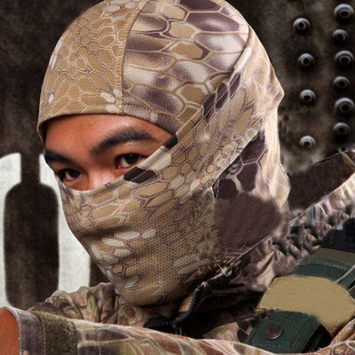 Mask Tactical Military Hunt Wargame Airsoft Outdoor Kiiresti kuivav kapuuts kaitse Balaclava Chiefs Python kogu näo sall