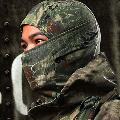 Mask Tactical Military Hunt Wargame Airsoft Outdoor Kiiresti kuivav kapuuts kaitse Balaclava Chiefs Python kogu näo sall