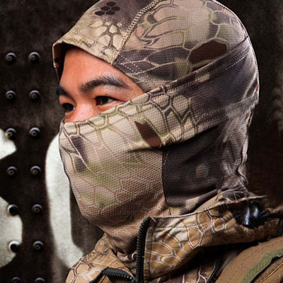 Mask Tactical Military Hunt Wargame Airsoft Outdoor Kiiresti kuivav kapuuts kaitse Balaclava Chiefs Python kogu näo sall