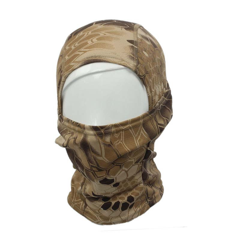 Mask Tactical Military Hunt Wargame Airsoft Outdoor Kiiresti kuivav kapuuts kaitse Balaclava Chiefs Python kogu näo sall