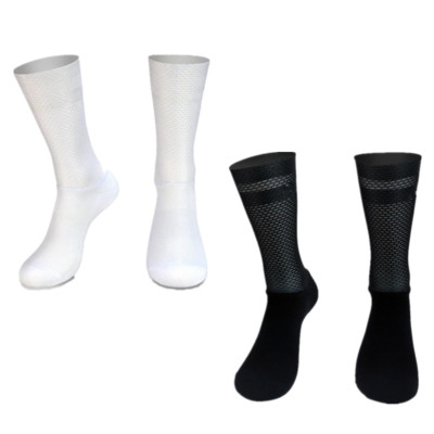 Nauja Pro Team Aero Socks Neslystančios silikoninės dviračių kojinės Vyriškos dviračių sportinės bėgimo dviračio kojinės Calcetines Ciclismo