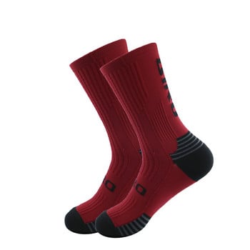 Нови спортни компресионни чорапи за колоездене Мъжки професионални състезателни чорапи за планинско колоездене calcetines ciclismo hombre