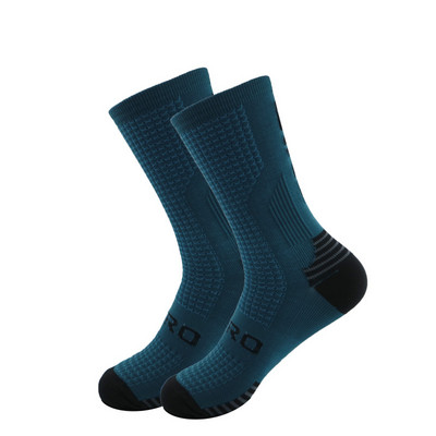 Naujos sportinės kompresinės dviračių kojinės vyrams profesionalios lenktyninės kalnų dviračių kojinės calcetines ciclismo hombre