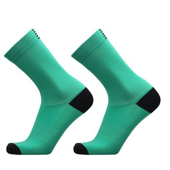 Професионални състезателни чорапи за колоездене Мъжки дамски спортни чорапи за езда Мрежести чорапи за баскетбол Бадминтон Състезателни чорапи Calcetines Ciclismo