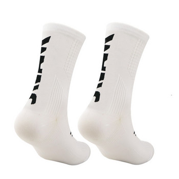 Професионални спортни чорапи Дишащи мъжки и дамски спортни баскетболни футболни компресионни чорапи Високи чорапи до коляното Чорапи за бягане