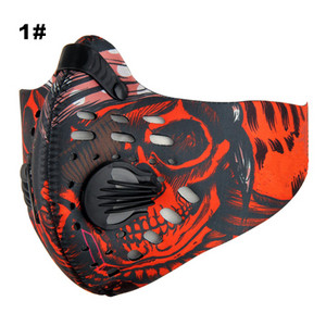 Fast Ship aktív szén Férfi női kerékpározás téli arcmaszk futómaszkok szűrős snowboard motorkerékpár szennyezés elleni maszk